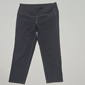 Athleta Charcoal Capri Leggings Size Small